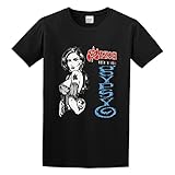 Saxon Rock N Roll Gypsy Men's Pure Cotton Casual T-Shirt Black S