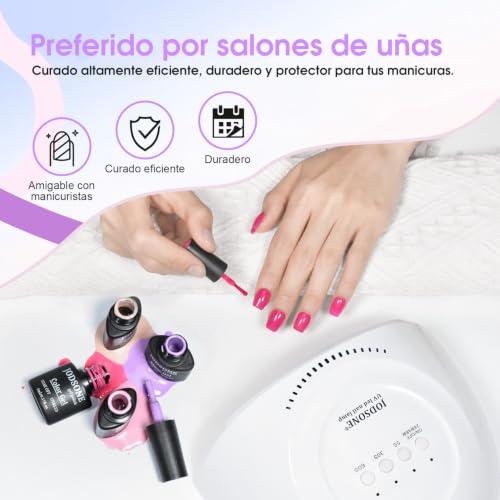 Miniatura 2 de Jodsone Lámpara Led Uv Para Uñas Con 30 Cuentas De Luz, Secador De Uñas Para Esmalte De Gel, Sensor Automático, 3 Temporizadores, Luz Led Para Uñas De Gel