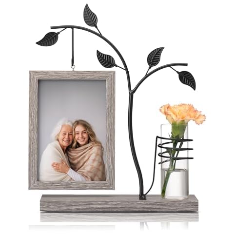 Afuly Rustic Wooden Double Sided Photo Frame Cover