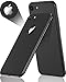 CASEKOO iPhone 8 Case, Ultra Thin Slim Fit Case Hard Matte Finish Grip Anti-Scratch Anti-Fingerprint Protective Cover Case Compatible with iPhone 8 [Shell Series]-Black