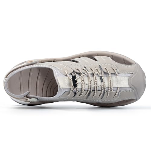 Mens Hiking Sandals Summer Beach Closed Toe Water Shoes Comfortable Everyday Athletic Walking Sandals2