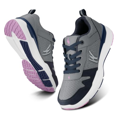 Image of Womens Walking Shoes, Arch Support Women Sneakers for Plantar Fasciitis