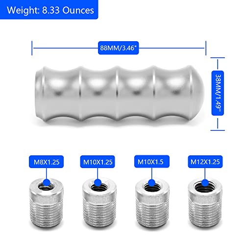 Amazing Auto (Silver) Stick Knob Shift Manual Universal Shift Knob For Subaru Automatic Transmission Shifter Palanca De Cambios Automatica #TOP1