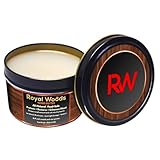 Wood Butter - Premium Cutting Board Wax & Food-Safe All-Purpose Wood Conditioner for Butcher Blocks, Wooden Kitchen Tools, Furniture & Unfinished Wood, Royal Woods - 8 fl oz - (Beeswax & Mineral Oil)