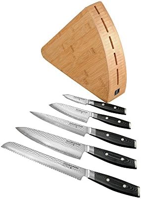 Yaxell Tsuchimon 6-pc. Knife Block Set