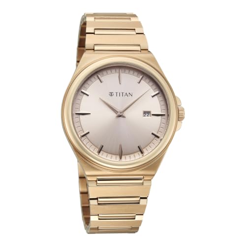 Image of Titan Classique sleekfit with Quartz Analog 2 Hands + Date@3H Stainless Steel Strap Watch for Men