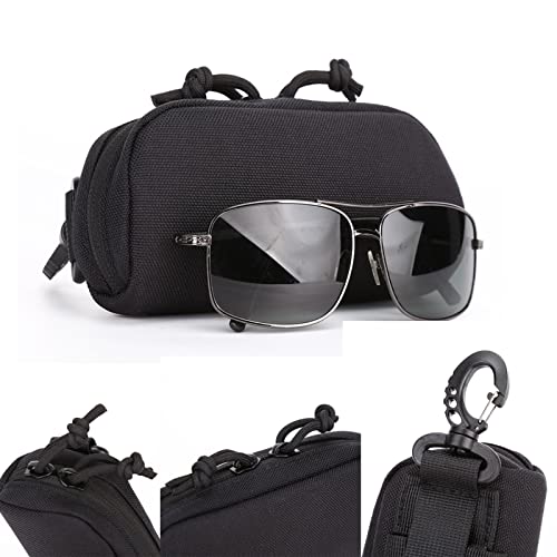 Image of Tactical Molle Eyeglass Case, Outdoor Hunting Sunglasses Case Military Waist Pack Utility Goggles Storage Box