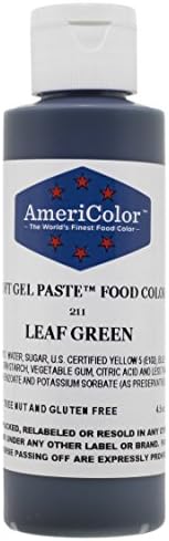 Americolor Soft Gel Paste Food Color, 4.5-Ounce, Leaf Green