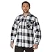 Rothco Buffalo Plaid Flannel Shirt - Rugged Comfortable and Warm Outdoor Shirt Jacket (US, Alpha, X-Large, Regular, Regular, White Plaid)