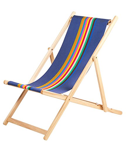décoetcompagnie Chaise Longue transat chilienne Milady - Tissage de Luz