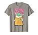 Star Wars The Mandalorian The Child Pink Bubble Letters Maglietta immagine