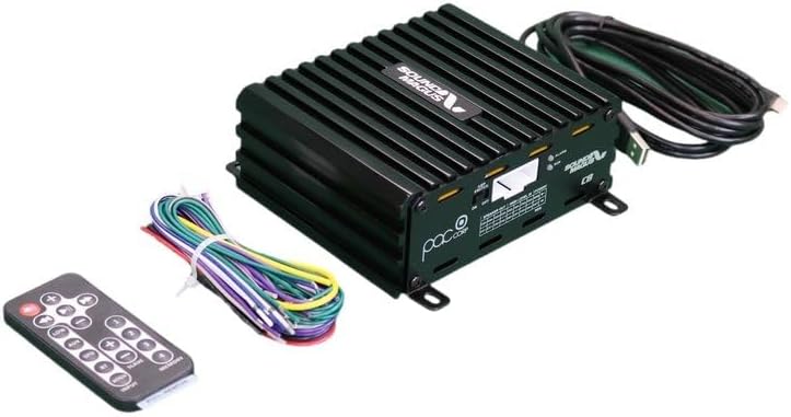 C8-DSP 8 Channel Digital Sound Processor DSP BT Wireless Car Auto Stereo Amplifier 4-in 8-Out RCA Built-in Amp 50wrms Max x 4 @4ohm