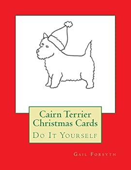 Paperback Cairn Terrier Christmas Cards: Do It Yourself Book