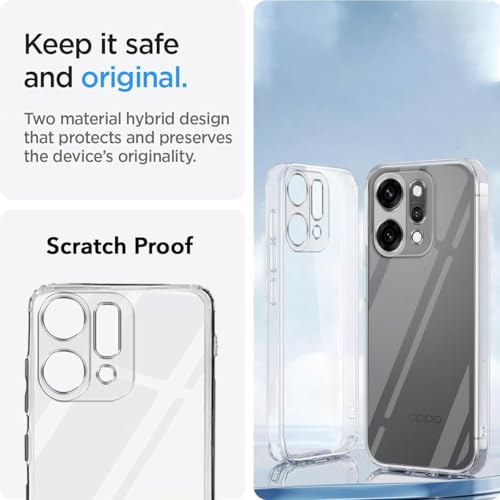 Image of JGD PRODUCTS for Oppo Reno 14 Pro 5G Premium Transparent Hybrid Soft Slim Dust Proof Back Case Cover with Camera Protection
