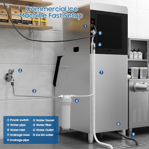 commercial ice maker premium 1684