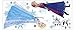RoomMates RMK2771TB Frozen Anna, Elsa, and Olaf Peel and Stick Giant Wall Decals, 18" x 40"