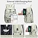 School Backpack College Bookbag for Teen — Student Aesthetic Bagpack for Girls 15.6 Inch Daypack with USB Charger Women Laptop Backpacks Anti Theft Cute Fashion Book Bag Travel Back Pack Light Green