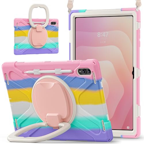 Housse de protection Samsung Galaxy Tab S11 Ultra antichoc rose JZ