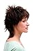 Produktbild WIG ME UP - 26155-6 Perücke, braun, frech, 80er,NDW,Kurzhaarschnitt