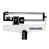 Health o meter 402LB Mechanical Beam Scale, Height Rod, 400 lb. Capacity, 10-1/2" x 14" x 3-1/4" Platform