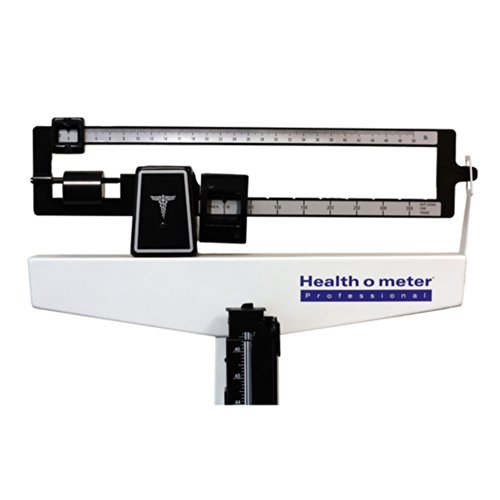 Health o meter 402LB Mechanical Beam Scale, Height Rod, 400 lb