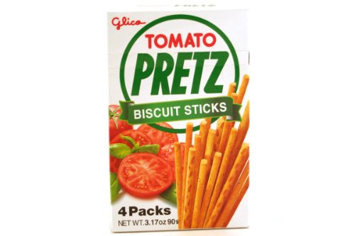 Glico Pretz Snack, Tomato, 3.17 Ounce