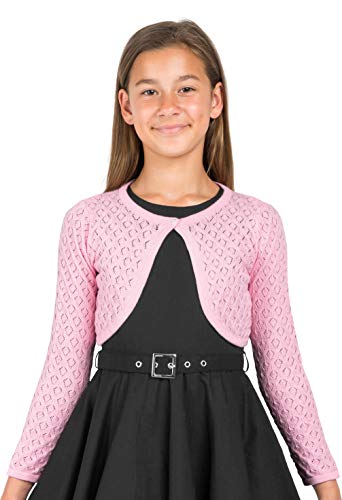 Bolerose Ragazze Manica Lunga Bolero in Maglia a