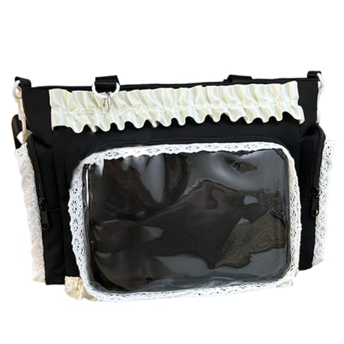 Sac à épingles transparent double face Ita Bag en nylon à volants pour filles