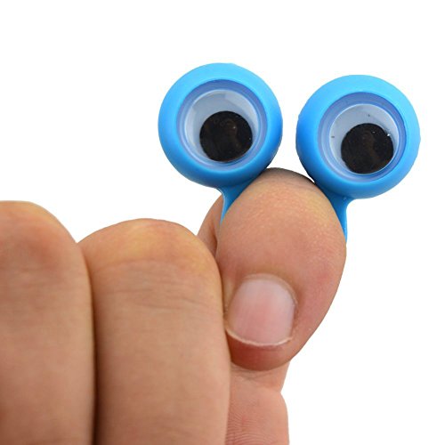 googly eye finger puppet rings