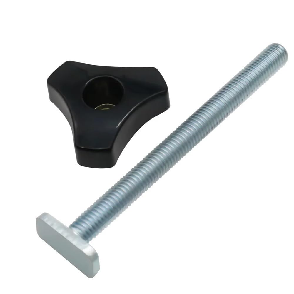 Aluminum T-Slot Bar 400/500MM T Track Miter Jig, 19x9.5mm Screw Fixture Slot for Woodworking 1pc(0mm)