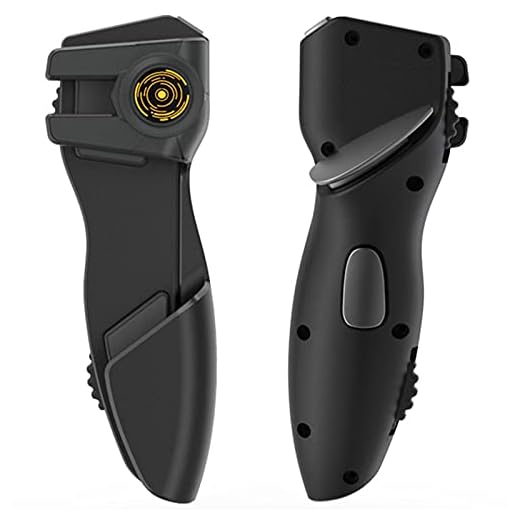 HUAYUWA Tablet Game Joystick Trigger Handle 6 Finger L1R1 Shooter Fire Aim Button Controller Fits for iPad Android Tablet PUBG Game Accessories