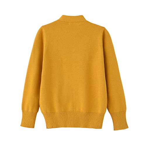 Unisex Boys Girls Cardigans Sweater V-Neck Long Sleeve School Uniforms Button Knit Tops2