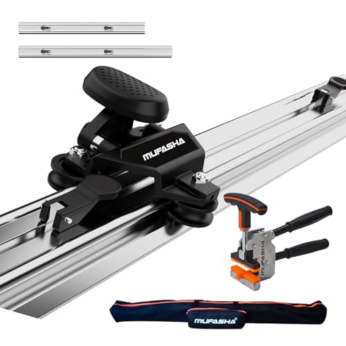 70 Inch Large Manual Tile Cutter with Aluminum Alloy Rails Porcelain Ceramic Tile Cutter With Case Cutting Length Up To 62.9 Inches