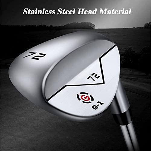 72 Degree Wedge Golf Club Sand Shot Precyzyjna kontrola CNC Frezowane rowki Wysoka premiera Spin Wał ze stali nierdzewnej Prawa ręka Amatorski gracz Dokładność Konsekwentne zarządzanie odległością Cza