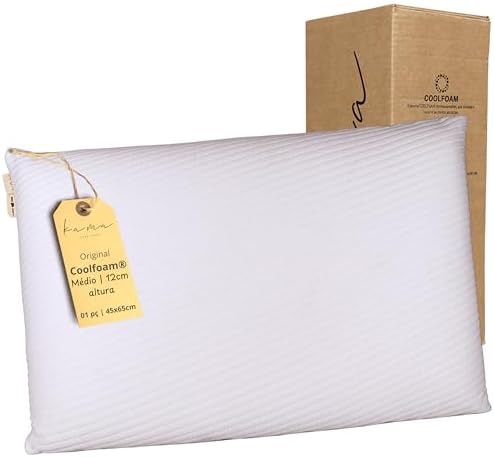 Kama Travesseiro Viscoelástico Premium Original Coolfoam® Classic...