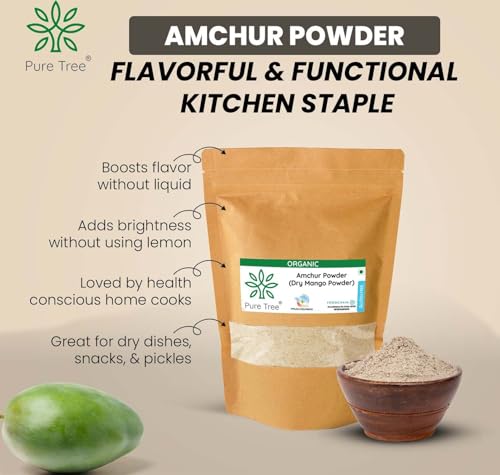 Image of Pure Tree Certified Organic Amchur Powder | 1.8 Kg / 1800 g | Dry Mango Powder | Amchoor Powder For Chutney, Pickle, and Fruit Salad