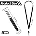 Bruislard 2 Pack Dog Whistle Professional Recall Dog Training Whistles Adjustable Frequency Silent Training Ultrasonic Dogs Whistle Stop Barking Neighbors Dogs with Lanyard (Black)