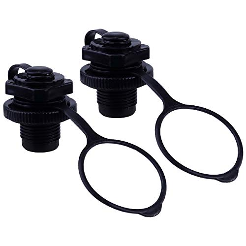 Abaodam 2 peças de plugue de barco inflável, 22 mm, acessórios de caiaque para barco