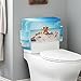 Maiyoinou Vertical Bathroom Storage Toilet Cover with Storage Bag No Tools Needed for Easy Installation Toilet Tank Cover Home Bathroom Decoration, Starfish Sunglasses