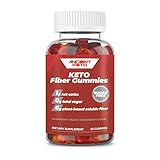 Sugar Free Keto Fiber Gummies for Adults | Keto Vitamin Supplement for Men and Women | High Fiber Plant Based Prebiotics, Soluble Fiber Supplement, Vitamin Gummy for Adults, Tasty Mixed Fruit 90 ct