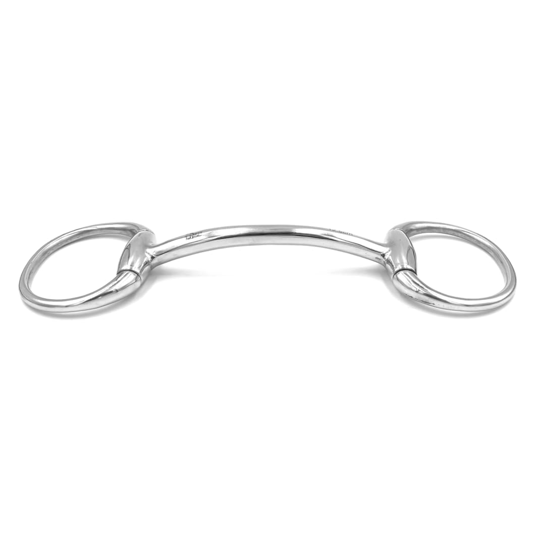 Gebiss Olivenkopfstange Stangengebiss aus Edelstahl Ringdurchmesser 70 mm Gebissstärke 12 mm