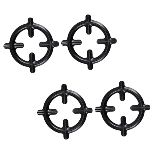 DOITOOL 4Pcs Pot Stands Durable Iron Stove Cooker Plates for Gas Stove Heat Resistant Support for Espresso Coffee Pots Essential Kitchen Accessory