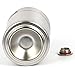 2 Liter 64 oz Stainless Steel Mini Keg Growler Canteen Craft Beer Homebrewing Home Brew - 64oz Beer Growler