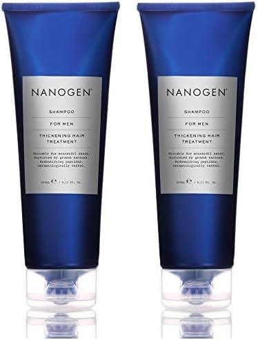 Thickening Hair Treatment Shampoo for Men 240ml (Pack of 2)