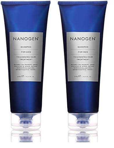 Thickening Hair Treatment Shampoo for Men 240ml (Pack of 2)