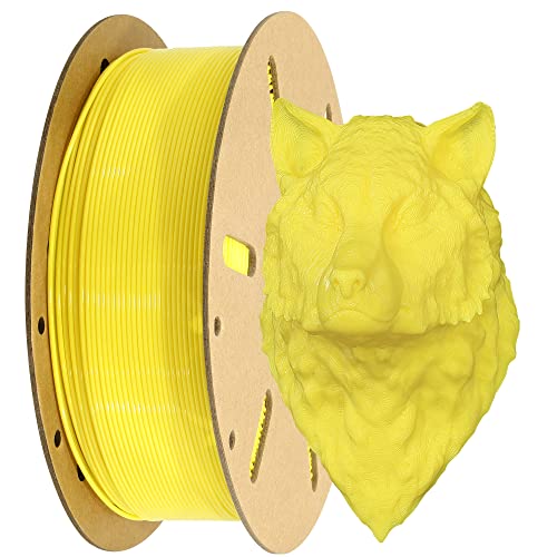 MKOEM 1.75mm PLA Yellow 3D Printer Filament, 1KG 2.2LBS 3D Printing Material...