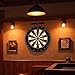 Bristle Dart Board, Tournament Sized Indoor Hanging Number Target Game for Steel Tip Darts- Dartboard with Mounting Hardware by Hey! Play!