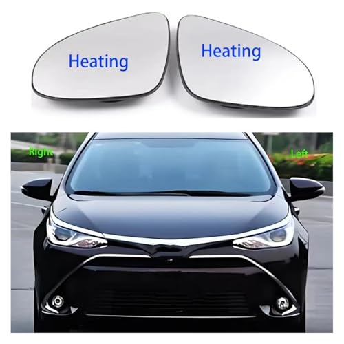 Rétroviseur pour Yaris 2012-2019 glace de remplacement OEM 87909-0D580 - 3