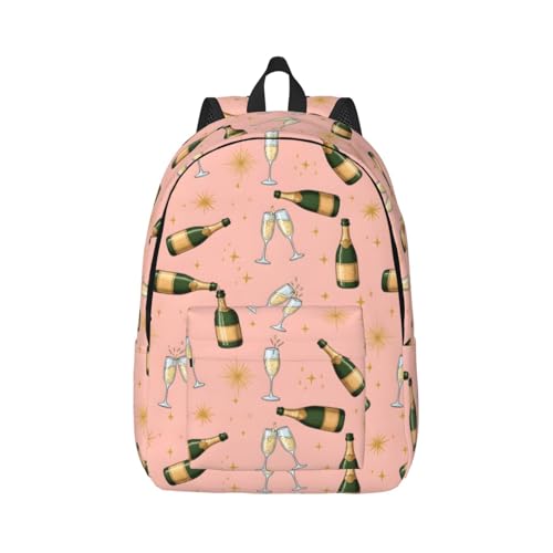 Sac à dos en forme de verre à champagne élégant et sac bandoulière haut de gamme