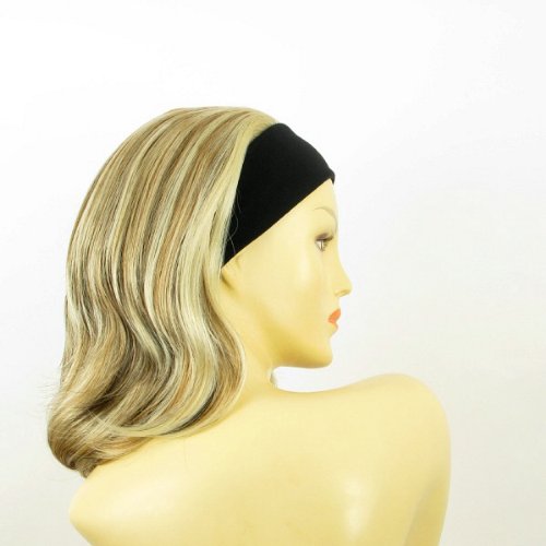 univers perruque Headband Wig Woman Mid-length Blond Copper Wick Clear And Chocolate Ref: Mady 15613h4